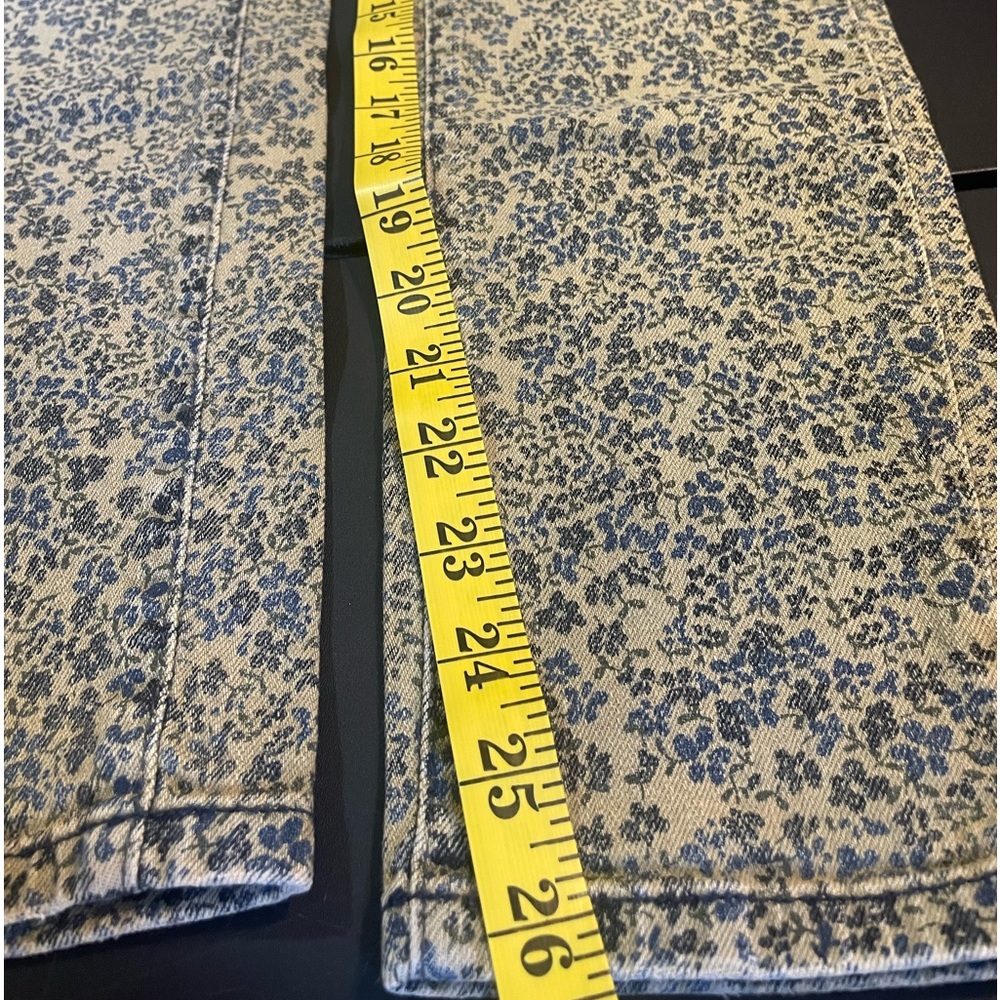 Free People Skinny Flower Jeans, Size 29, Low rise jeans, floral, Multi colored - Picture 8 of 10